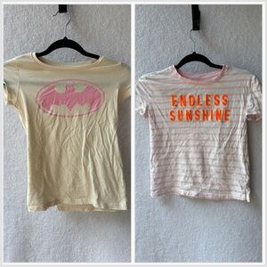 Bundle of 2 Girls Tee Shirts Size 12 Large